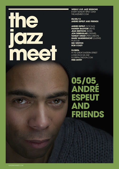 Andre Espeut and Friends - Sunday 5th May 2013